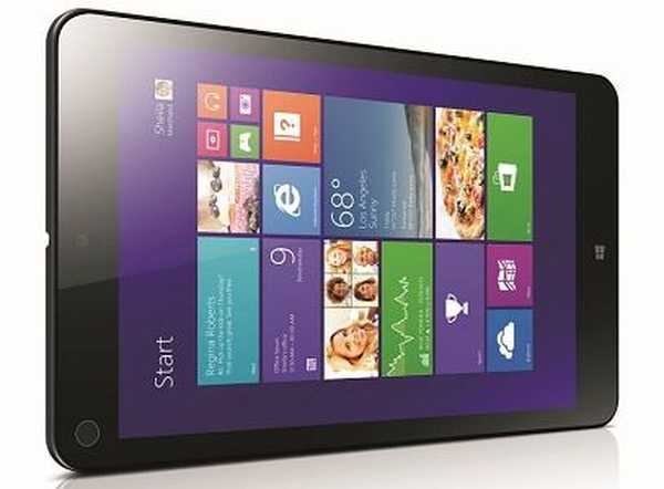 Malý tablet se systémem Windows 8 s vysokým rozlišením obrazovky