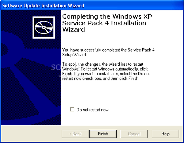Nem hivatalos szervizcsomag 4 a Windows XP rendszerhez
