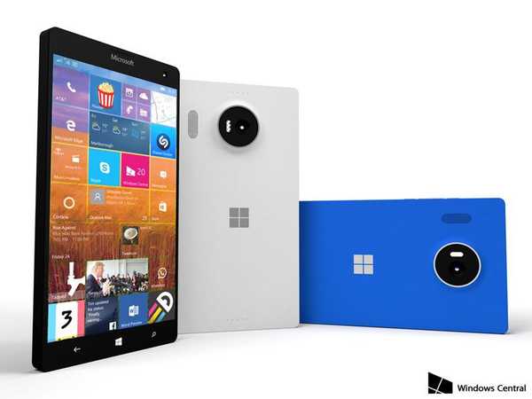 Rendering tidak resmi baru Lumia 950 XL
