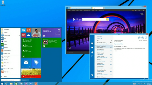A Microsoft hivatalosan visszatér a Start menübe. A Windows 8.1 1. frissítése április 8-án indul