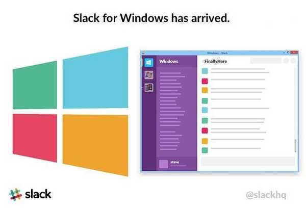 Oficiálna aplikácia Slack pre Windows