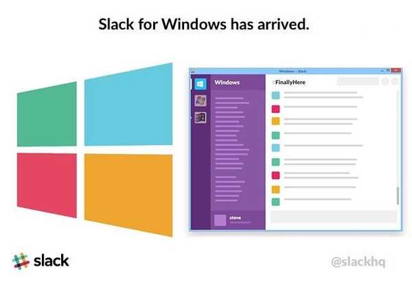 Званична апликација Слацк за Виндовс
