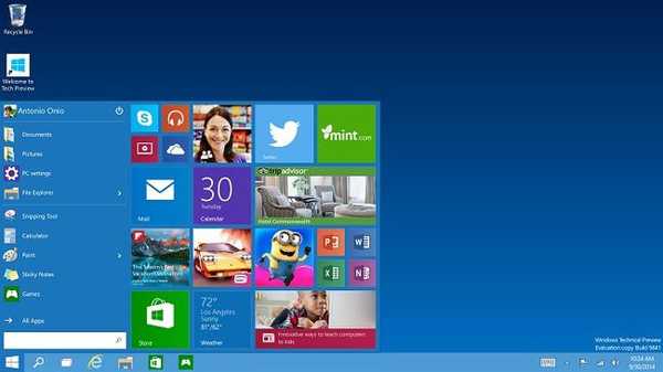 Kesalahan memperlambat peluncuran build baru Windows 10 Technical Preview