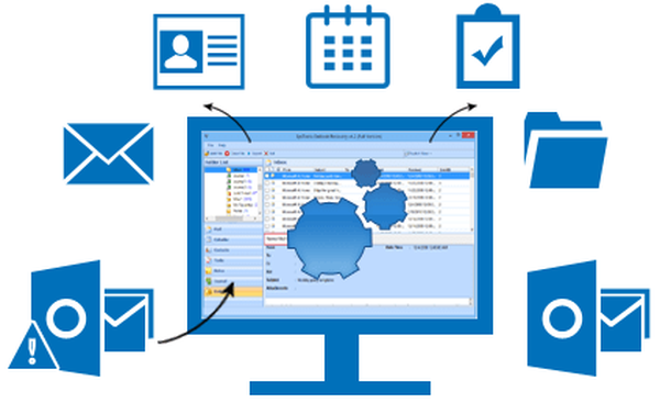 Outlook PST Recovery Tool - alat pemulihan file data Outlook