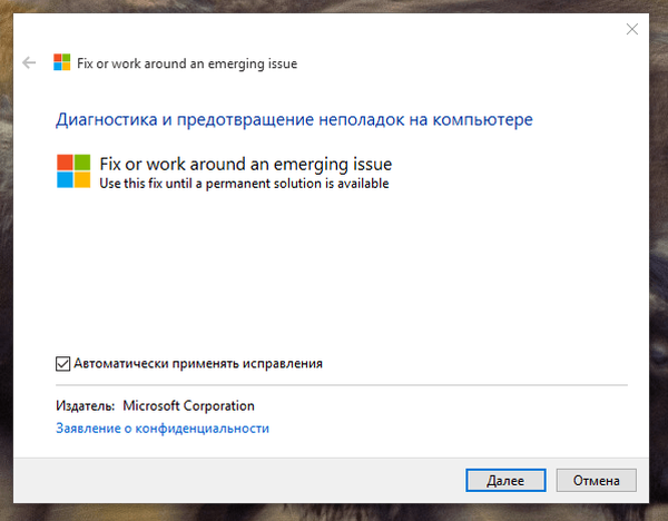 Meni Rešenih možnosti se v sistemu Windows 10 ne odpre