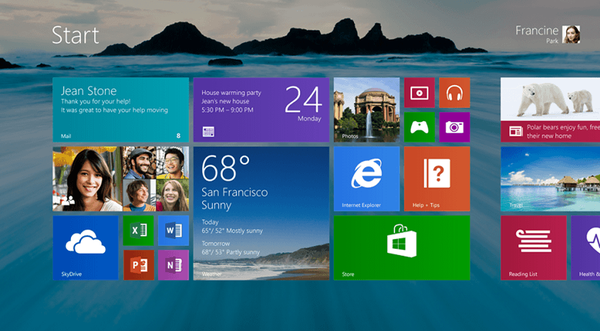 Slyšení konečné verze systému Windows 8.1 bude zahájeno 1. srpna