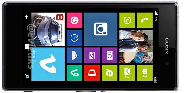 Spoločnosť Sony potvrdzuje možnosť uvoľnenia zariadenia so systémom Windows Phone