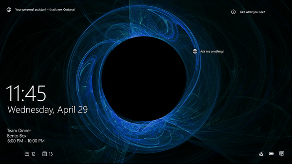 Spotlight - Intelligens zár képernyő a Windows 10 rendszerben
