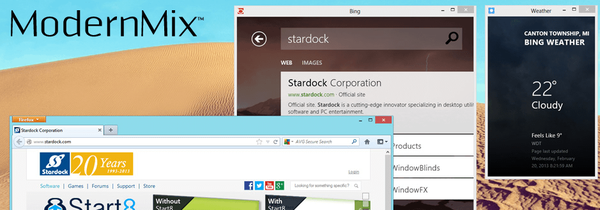 Stardock ModernMix - najlepšie riešenie pre spúšťanie aplikácií z obchodu Windows Store v okne