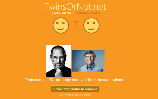 Sekarang Microsoft tidak hanya menentukan usia, tetapi juga mendeteksi kembar