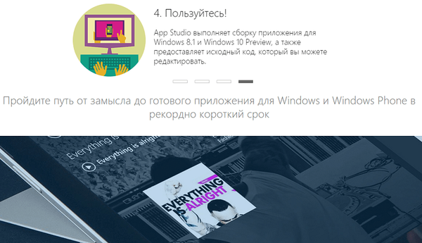 Zdaj Windows App Studio omogoča ustvarjanje aplikacij za Windows 10