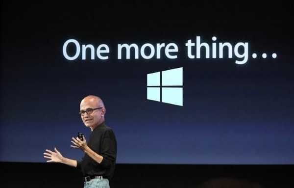Tom Warren, The Verge Microsoft hanya menunjukkan 10% dari fitur baru Windows 10