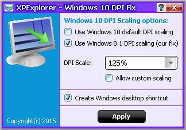 Opravte rozmazané písma pri zmene mierky DPI v systéme Windows 10