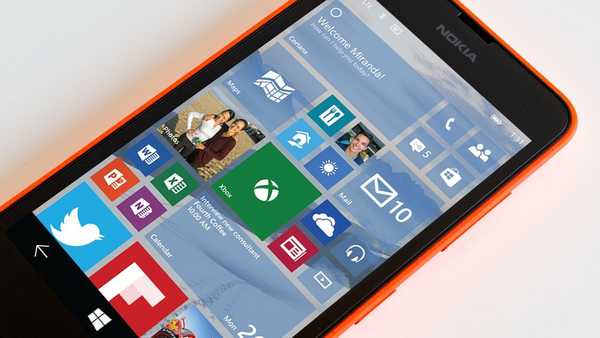 Windows 10 na smartfony Microsoft wydał niewielką aktualizację