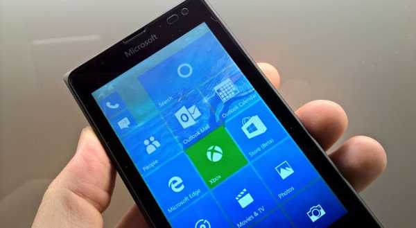 Windows 10 Mobile nové sestavení 10549 k dispozici