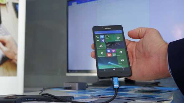 Bližnjice za uporabni neprekinjeni način za Windows 10 Mobile