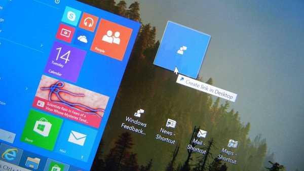 Klávesové skratky systému Windows 10 pre univerzálne desktopové aplikácie