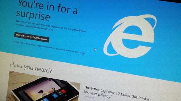 Windows 7 Mendapat Pratinjau Pertama dari Internet Explorer 11