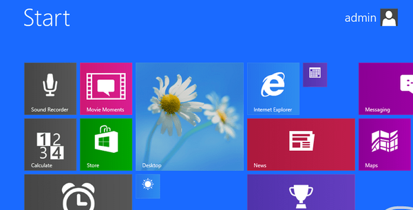 Windows Blue pridáva nastavenia synchronizácie domovskej obrazovky