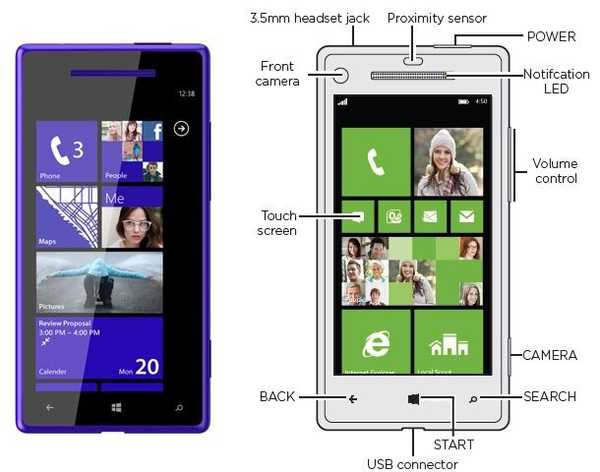Obrázky HTC Accord s Windows Phone 8