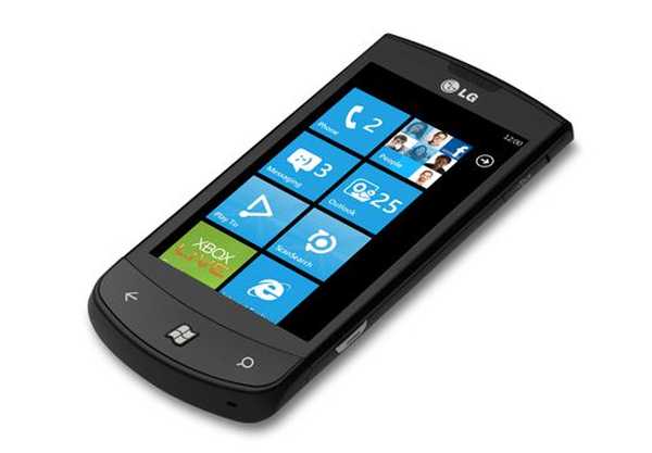 LG не має наміру поновлювати Optimus 7 до Windows Phone 7.8