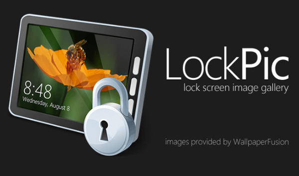 LockPic zmienia tło ekranu blokady w Windows 8 na piękne obrazy z biblioteki WallpaperFusion