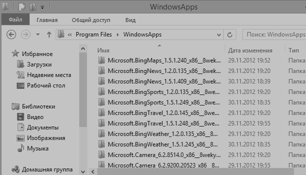 V predvolenom nastavení vyhľadajte a zmeňte adresár, v ktorom systém Windows 8 inštaluje aplikácie z obchodu Windows Store