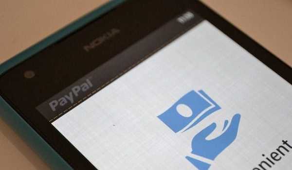 A Windows Phone hivatalos PayPal alkalmazás