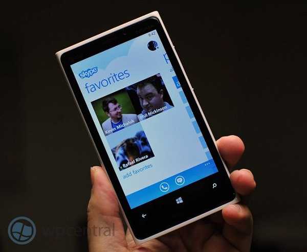Predhodna različica Skype-a za Windows Phone 8