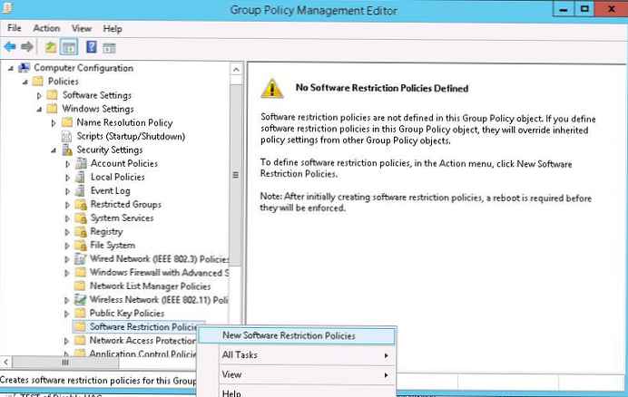 Blokirajte viruse i ransomware softverom s ograničenjima softvera