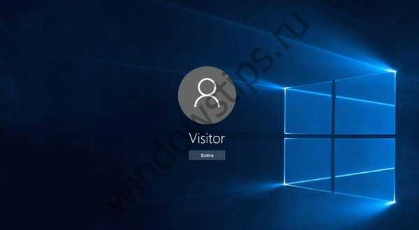 Upućivanje gosta računa u sustavu Windows 10