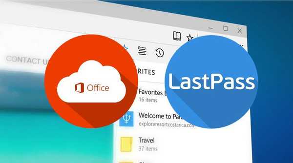 Objavljena Office Online in LastPass razširitve za Microsoft Edge