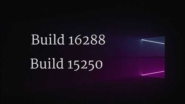 Dlho očakávaný server Build 16288 pre PC a Build 15250 pre mobil