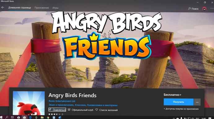 Game Angry Birds Friends pro Windows 10