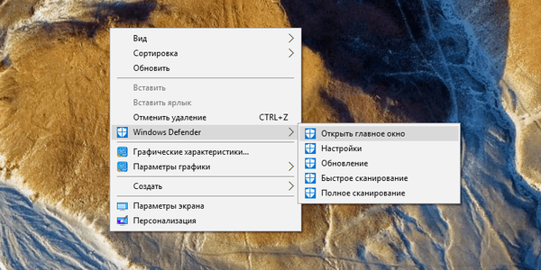 Kako dodati osnovne opcije programa Windows Defender u kontekstni izbornik Explorer