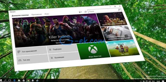 Microsoft Store - nová funkce připnutí na hlavní panel