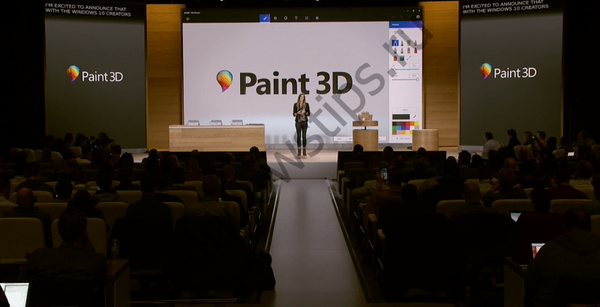 Společnost Microsoft oznámila aplikaci Paint 3D