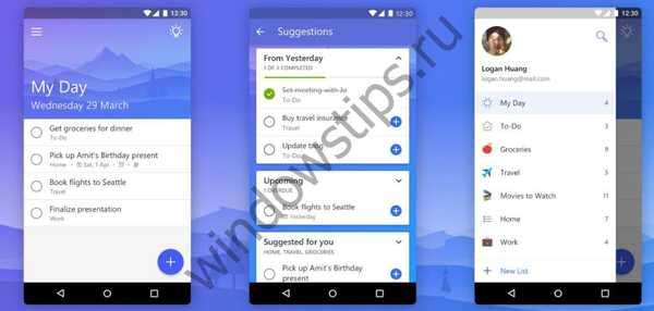 Ажурирано Мицрософт То До на Андроиду