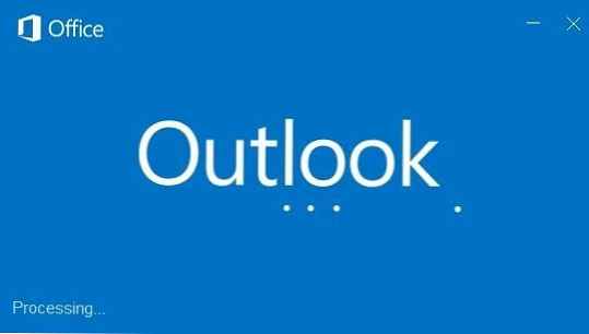 Outlook 2013/2016 membeku / tidak merespons saat memulai dan menerima email