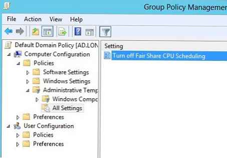 Zdieľanie zdrojov v službe Windows Server 2012 Remote Desktop Services