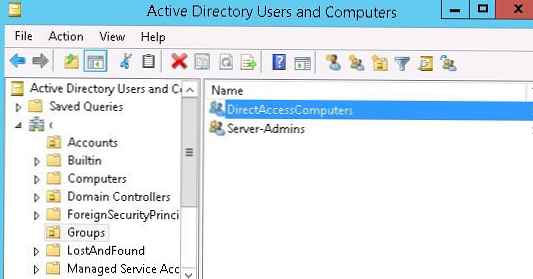 Uvođenje DirectAccess-a na temelju sustava Windows Server 2012 R2