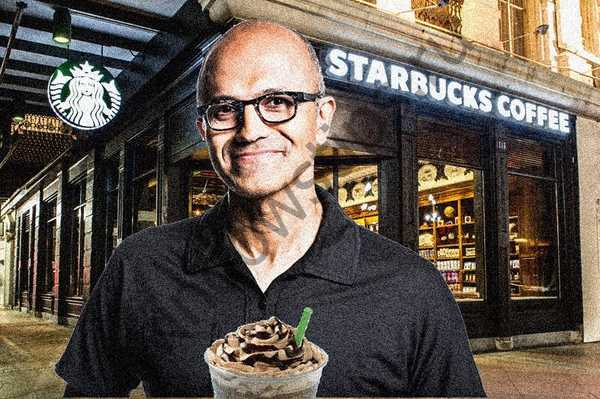 Satya Nadella dołącza do zarządu Starbucks
