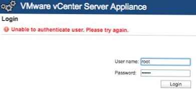 Ponovno postavite root lozinku na VMware vCenter Appliance