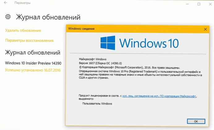 Zvěsti? Windows 10 Build 14390 je považován za RTM.