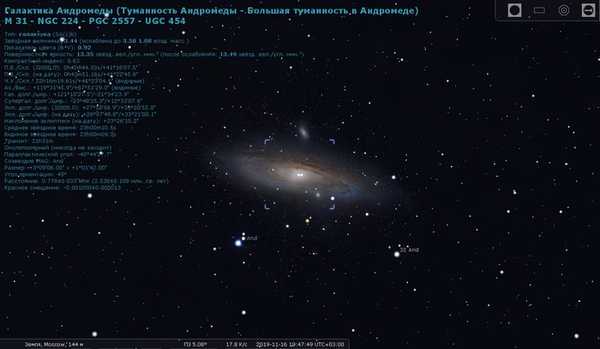 Stellarium - virtuális planetárium a számítógépen