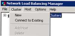 Nainstalujte pole Client Access Server Array na Exchange 2010