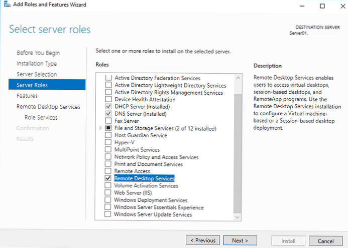 Инсталирайте и активирайте сървъра за лицензиране на RDS на Windows Server 2019/2016
