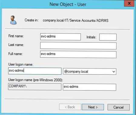 Установка і настройка ADRMS на Windows Server 2012 R2