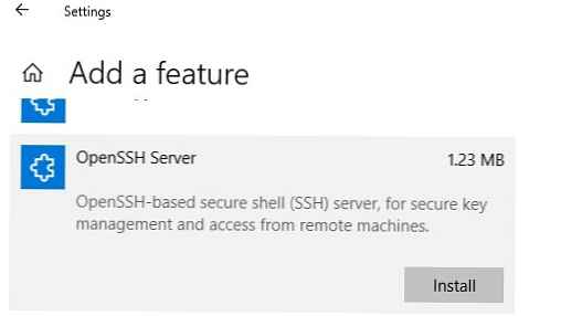 Instalasi dan konfigurasi server SFTP (SSH FTP) di Windows berdasarkan OpenSSH