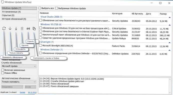 Windows Update MiniTool segédprogram